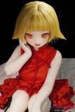 XYGO 141cm Cカップ R05 小忍 忍ちゃん 金髪 赤いスカート コスプレ風 宣伝写真はシリコンヘッド＋TPEボディ カスタマイズ可能 掲載画像と同じ衣装も付属