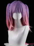 【春の特別キャンペーン 4月30日まで 指関節+足指関節+ゼリー胸+お尻の柔らか仕上げ+ハードハンド+ハードフィートなど無料＆二つ目ヘッド半額】BCDOLL 【MSシリーズ】　M04ヘッド 135cm Dカップ リゼ ホワイト×ブルーグラデロングヘア ピンク瞳  アニメ美少女ラブドール 宣伝写真はシリコン製