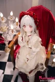 【XYGO＆人偶箱庭コラボ商品】XYGO 142cm Cカップ 酪酪 シルバーヘア 赤リボン ピンク瞳 クラシカルドレス 宣伝写真はビニールヘッド＋TPEボディ カスタマイズ可能