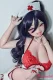 Elsa Babe 144ccm M RAD041 蝶野未梦Chono Miyu 黒髪ロング 赤ランジェリー ナース風コス 小悪魔系美少女アニメラブドール 宣伝写真はピンク肌