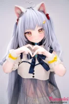 XYGO 142cm  AAカップ R02  有乃こぜに カスタム 猫耳 清純可愛い系 アニメ風リアルドール 宣伝写真はシリコンヘッド＋TPEボディ カスタマイズ可能