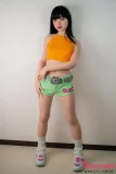 J-cute シームレス 144cm AGD38 遥（はるか）バスト平  夏服スタイル ブラックロングヘア リアル美少女ラブドール フルシリコン製  カスタマイズ可能