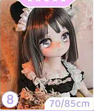 MW Girl(魔物姫)  85cm 罗塞菈（ロゼラ） バスト大 ツインテール ピンクチェック衣装 二次元美少女ラブドール 宣材写真はシリコン製ボディ