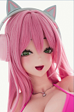 BCDOLL 【NSシリーズ】O01C ここな (Kokona)  146cm Cカップ  紫×ピンクツインテール 小悪魔系アニメラブドール フルシリコン製