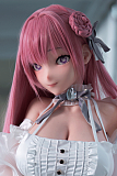 BCDOLL 【NSシリーズ】N01Aヘッド あやか （Ayaka） 146cm Cカップ  シルバーグレーヘア うさ耳付き アニメ風リアルドール フルシリコン製 カスタマイズ可能