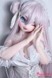 Elsa Babe 140cm M RAD026 竹内由纪Takeuchi Yuki  ピンクロングヘア 純白な衣装の美少女 青い瞳 二次元ラブドール宣材写真は140cm-M ピンク肌