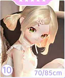 MW Girl(魔物姫)  85cm 桃桃 ピンクロングヘア 紫瞳 セクシーなアニメ美少女 二次元風ラブドール 宣材写真はシリコン製ボディ バスト大