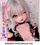 Elsa Babe 140cm-M AHR027 金枝汐Kaneda Shioヘッド クールスタイル 紫と黒のロングヘア セクシー衣装の美人ラブドール フルシリコン製  カスタマイズ可