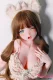 Elsa Babe 140cm-M RAD054 莓谷恋Ichigotani Koiヘッド ブラウンツインテール 猫耳風アクセ付き かわいいアニメ系美少女ラブドール フルシリコン製  カスタマイズ可