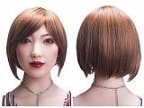 SHEDOLL 158cm Cカップ 顧小雨 シリコン製 銀髪ハーフ美女リアルラブドール