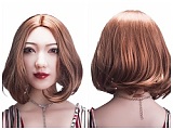 SHEDOLL 158cm Cカップ 顧小雨 シリコン製 銀髪ハーフ美女リアルラブドール