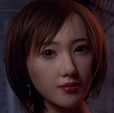 SHEDOLL 158cm Cカップ 顧小雨 シリコン製 銀髪ハーフ美女リアルラブドール