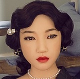 SHEDOLL 158cm Cカップ 顧小雨 シリコン製 銀髪ハーフ美女リアルラブドール