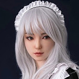 SHEDOLL 158cm Cカップ 顧小雨 シリコン製 銀髪ハーフ美女リアルラブドール
