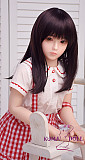 フルシリコン製ラブドール WAXDOLL 100cm バスト平 #G26ヘッド リアルメイク付き