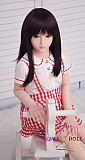 フルシリコン製ラブドール WAXDOLL 100cm バスト平 #G26ヘッド リアルメイク付き