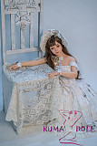 フルシリコン製ラブドール WAXDOLL 100cm バスト平 #G26ヘッド リアルメイク付き