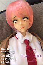 Mini Doll ミニドール 高級シリコン製　セックス可能 N9ヘッド 72cm 軽量化 3.5㎏ 収納が便利（隠しやすい） 使いやすい 普段は鑑賞用 小さいラブドール 女性素体 フィギュア cosplay