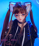 TPE製ラブドール MOZU 145cm M8ヘッド 体重25kg 肌色＆眼球色＆メイク＆ウィッグは宣材写真と同じ