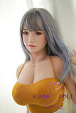 シリコン製頭部+TPEボディ JY Doll 157cm バスト大 芸淑ヘッド Yunshu ヘッドはSメイク付き