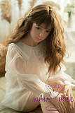 フルシリコン製ラブドール WAXDOLL 新型 142cm 貧乳  #G50ヘッド リアルメイク付き
