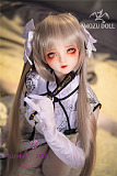 TPE製ラブドール MOZU 145cm M7ヘッド 体重25kg 肌色＆眼球色＆メイク＆ウィッグ＆衣装は宣材写真と同じ