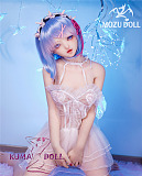 TPE製ラブドール MOZU 145cm M2ヘッド 体重25kg 肌色＆眼球色＆メイク＆ウィッグ＆衣装は宣材写真と同じ