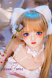 TPE製ラブドール MOZU 145cm M1ヘッド 体重25kg 肌色＆眼球色＆メイク＆ウィッグ＆衣装は宣材写真と同じ