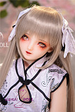 TPE製ラブドール MOZU 145cm M7ヘッド 体重25kg 肌色＆眼球色＆メイク＆ウィッグ＆衣装は宣材写真と同じ