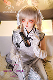 TPE製ラブドール MOZU 145cm M7ヘッド 体重25kg 肌色＆眼球色＆メイク＆ウィッグ＆衣装は宣材写真と同じ