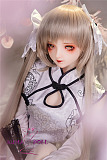 TPE製ラブドール MOZU 145cm M7ヘッド 体重25kg 肌色＆眼球色＆メイク＆ウィッグ＆衣装は宣材写真と同じ