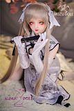 TPE製ラブドール MOZU 145cm M7ヘッド 体重25kg 肌色＆眼球色＆メイク＆ウィッグ＆衣装は宣材写真と同じ