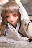 TPE製ラブドール MOZU 145cm M7ヘッド 体重25kg 肌色＆眼球色＆メイク＆ウィッグ＆衣装は宣材写真と同じ