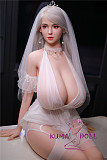 シリコン製頭部+TPEボディ JY Doll 170cm 巨乳 南茜ヘッド Nancy ヘッドはSメイク付き