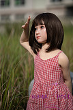 フルシリコン製ラブドール WAXDOLL 新型 110cm バスト平 #G55ヘッド リアルメイク付き