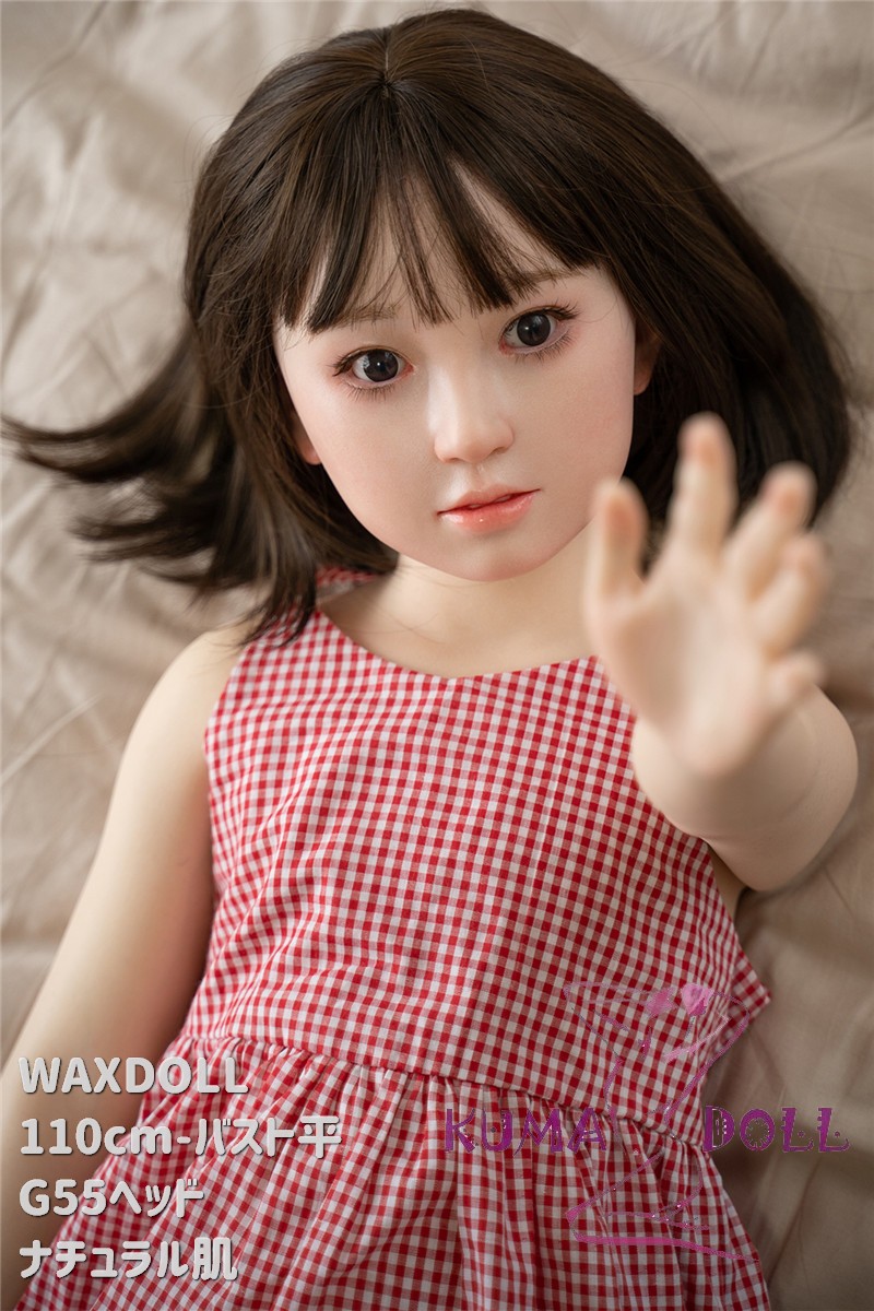 フルシリコン製ラブドール WAXDOLL 新型 110cm バスト平 #G55ヘッド リアルメイク付き