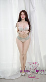 シリコン製頭部+TPEボディJY Doll 157cm バスト大 小美（Xiaomei）ヘッドはSメイク付き