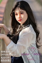 TPE製ラブドール AXB Doll 147cm バスト小 A25 掲載画像のボディはリアルメイク付き