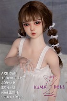 TPE製ラブドール AXB Doll 100cm 新型ボディ バスト平 A09ヘッド 掲載画像のボディはリアルメイク付き