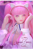 TPE製ラブドール MOZU 145cm M1ヘッド 体重25kg 肌色＆眼球色＆メイク＆ウィッグ＆衣装は宣材写真と同じ