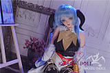 TPE製ラブドール MOZU 145cm Dカップ M1#頭部 体重25kg 肌色＆眼球色＆メイク＆ウィッグ＆衣装は宣材写真と同じ
