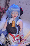 TPE製ラブドール MOZU 145cm Dカップ M1#頭部 体重25kg 肌色＆眼球色＆メイク＆ウィッグ＆衣装は宣材写真と同じ