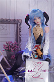 TPE製ラブドール MOZU 145cm Dカップ M1#頭部 体重25kg 肌色＆眼球色＆メイク＆ウィッグ＆衣装は宣材写真と同じ