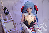 TPE製ラブドール MOZU 145cm Dカップ M1#頭部 体重25kg 肌色＆眼球色＆メイク＆ウィッグ＆衣装は宣材写真と同じ