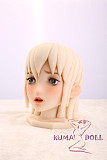 Mini Doll ミニドール TPE製オーラル専用ヘッド オナホール 白髪 台座付き