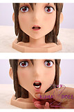 Mini Doll ミニドール TPE製オーラル専用ヘッド オナホール 黒髪 台座付き