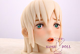 Mini Doll ミニドール TPE製オーラル専用ヘッド オナホール 白髪 台座付き