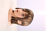 Mini Doll ミニドール TPE製オーラル専用ヘッド オナホール 黒髪 台座付き