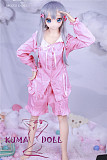 TPE製ラブドール MOZU 145cm Dカップ 小纱（xiaosha）体重25kg 肌色＆眼球色＆メイク＆ウィッグ＆衣装は宣材写真と同じ