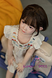 フルシリコン製ラブドール WAXDOLL 新型 110cm バスト平 #G59ヘッド リアルメイク付き